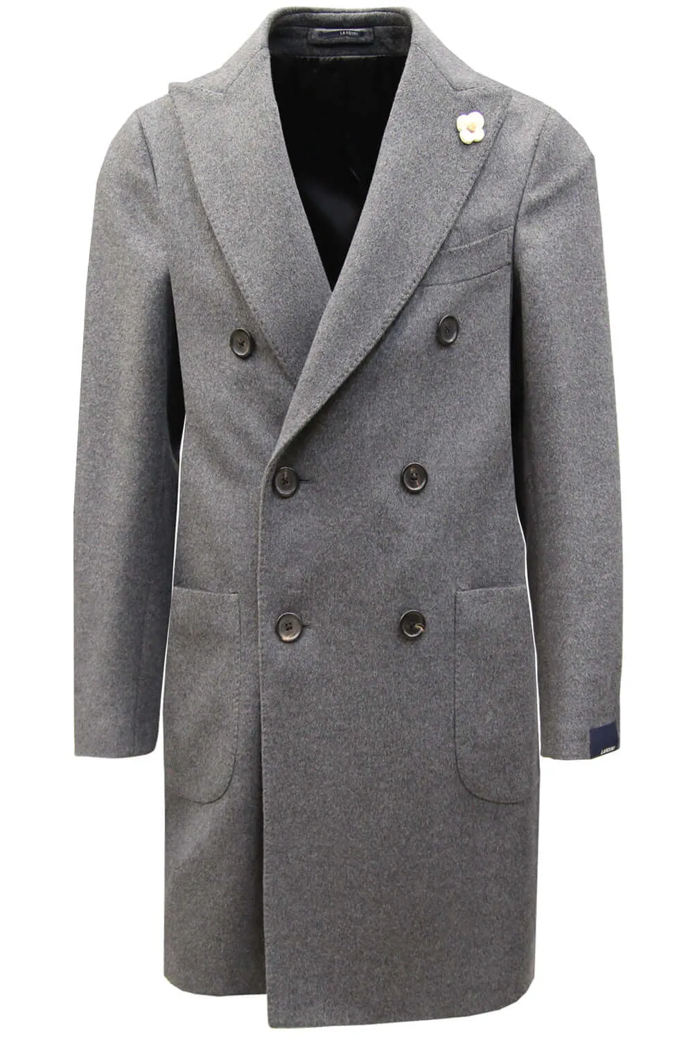 Cappotto con martingala - LARDINI