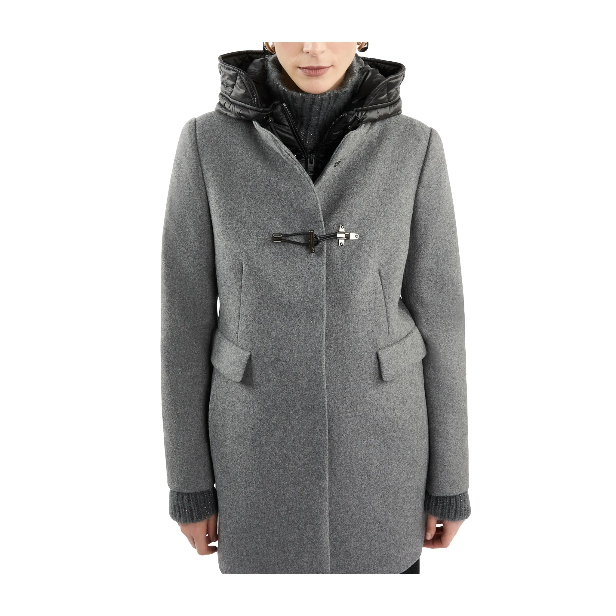 Cappotto Donna Toggle Grigio
