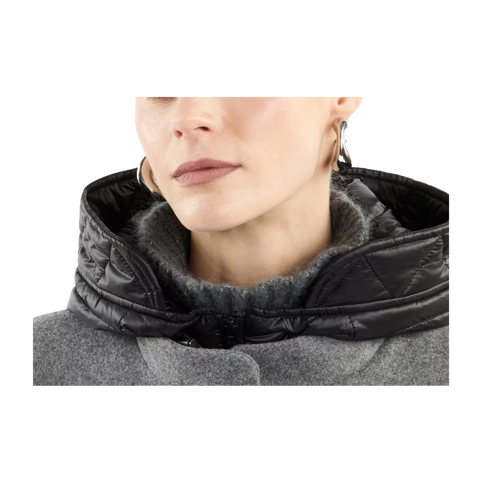 Cappotto Donna Toggle Grigio