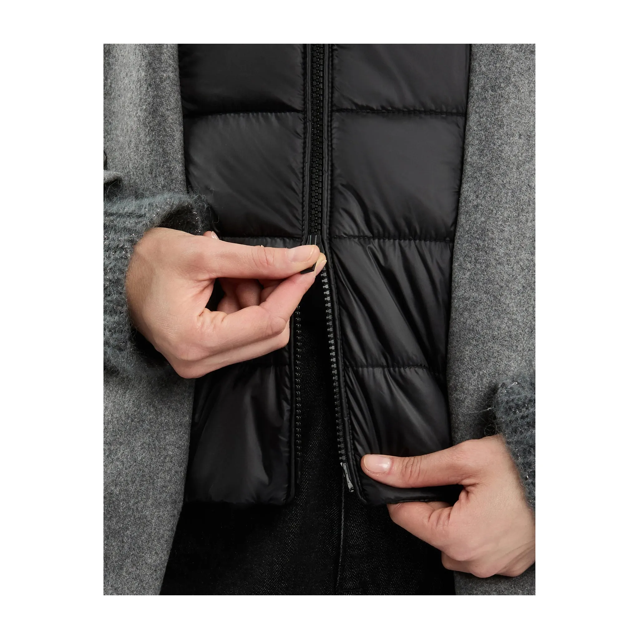 Cappotto Donna Toggle Grigio