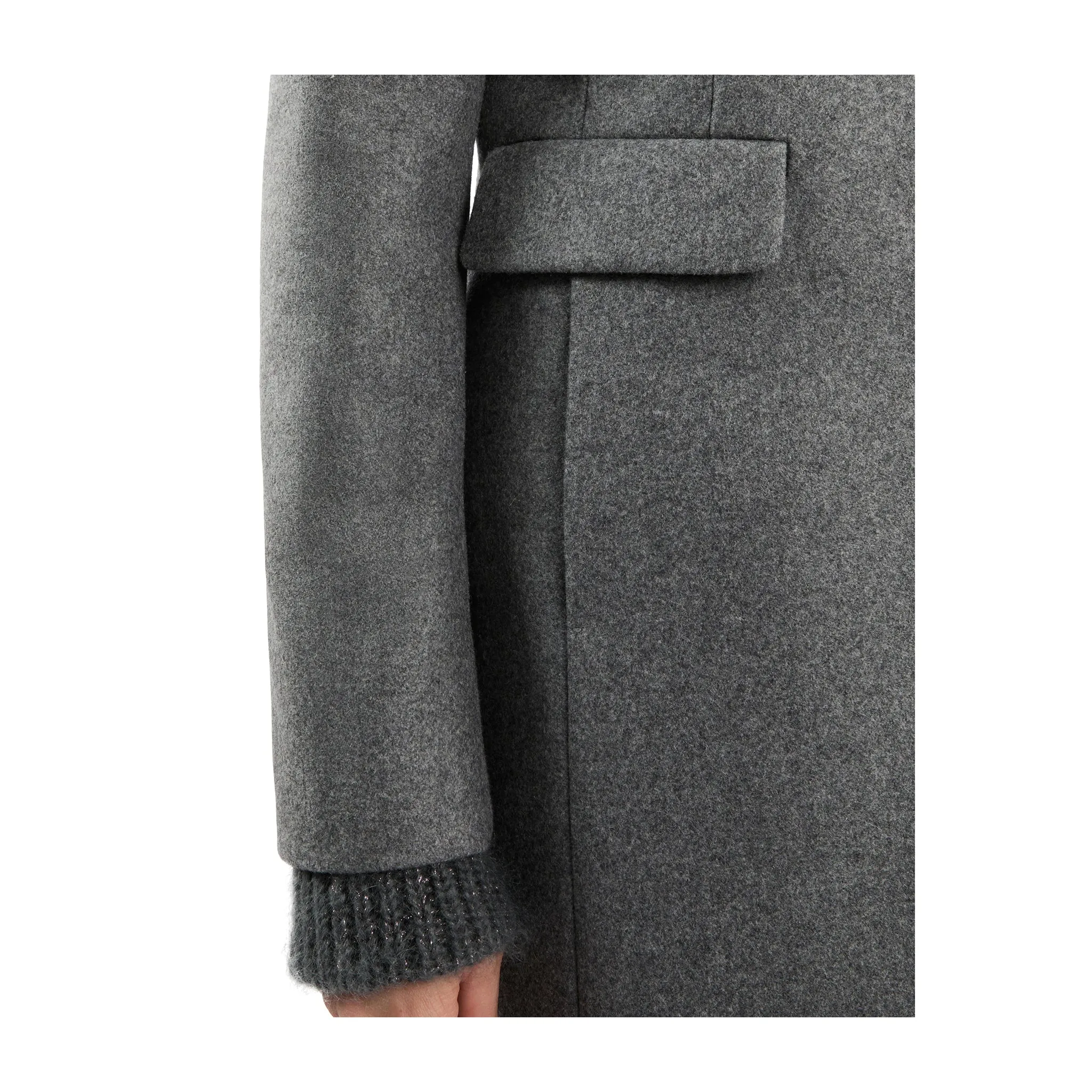 Cappotto Donna Toggle Grigio