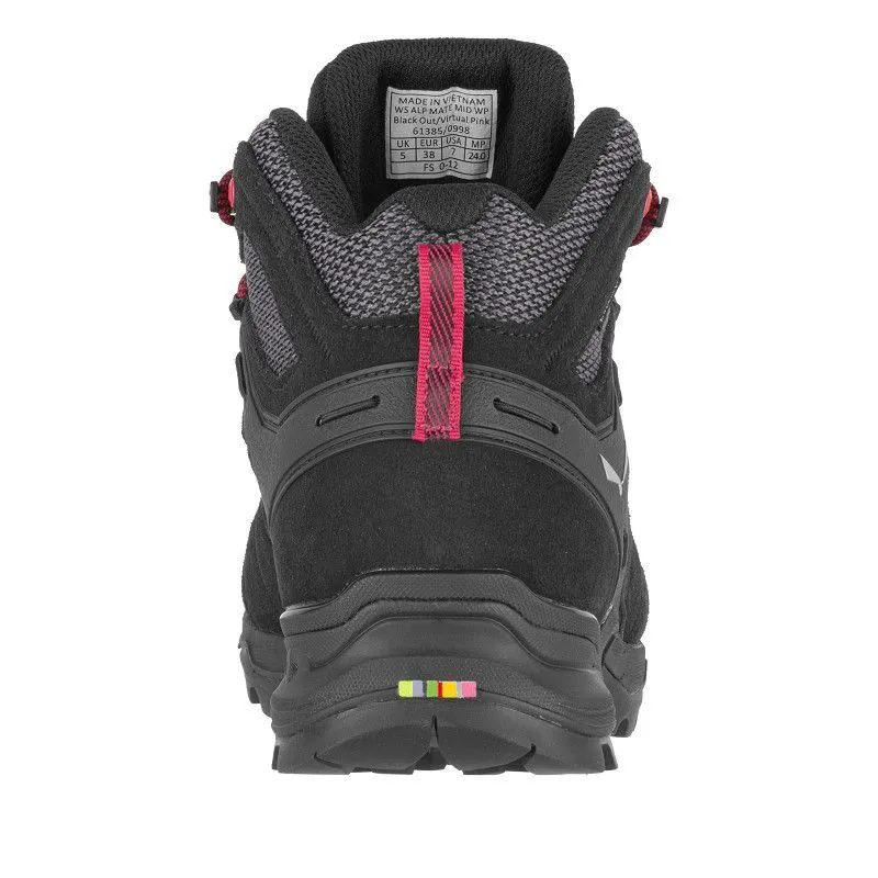 Chaussures de randonnée Salewa WS ALP MATE MID WP (Black Out/virtual Pink) femme