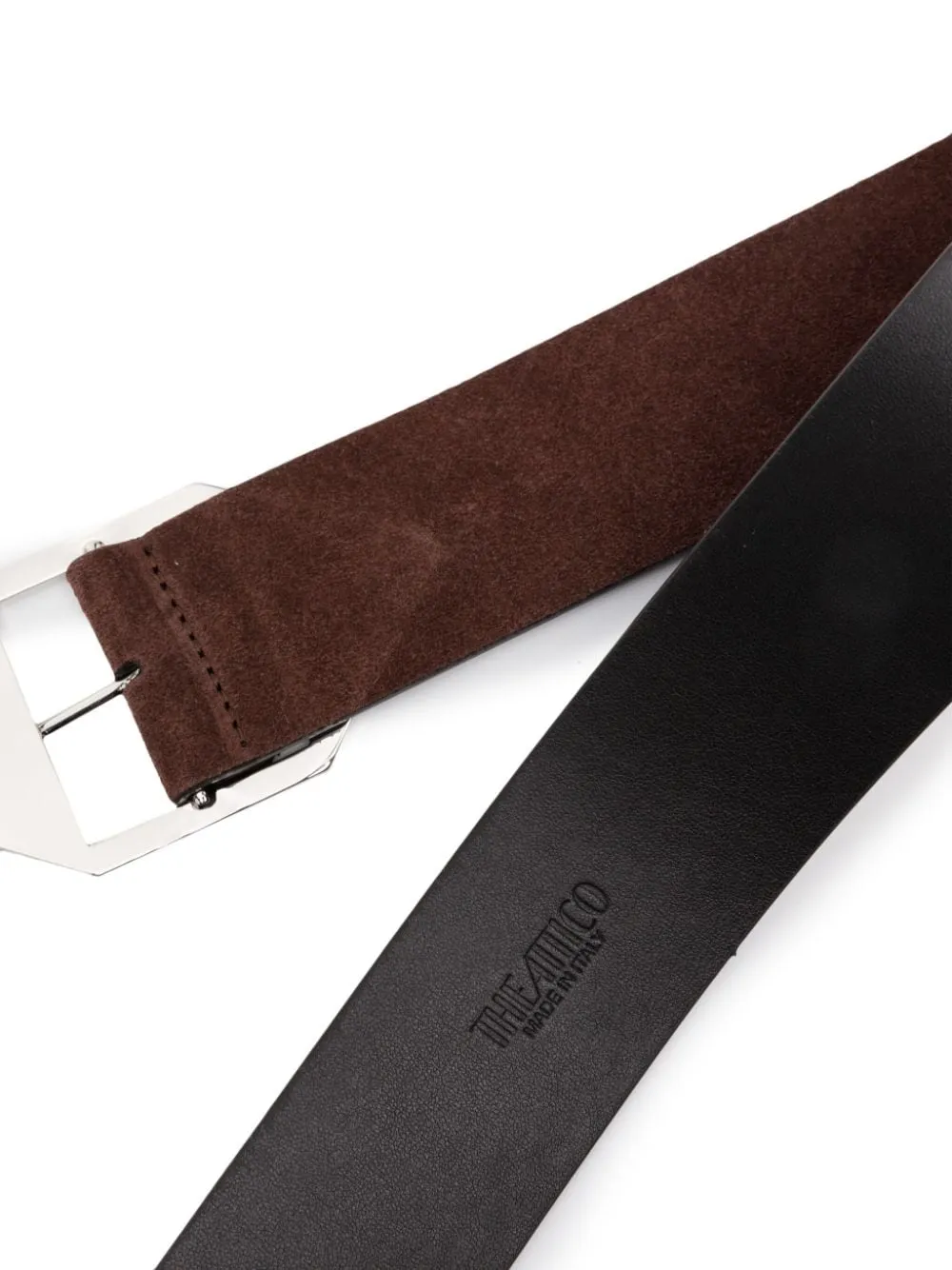 Cintura con fibbia in marrone - donna