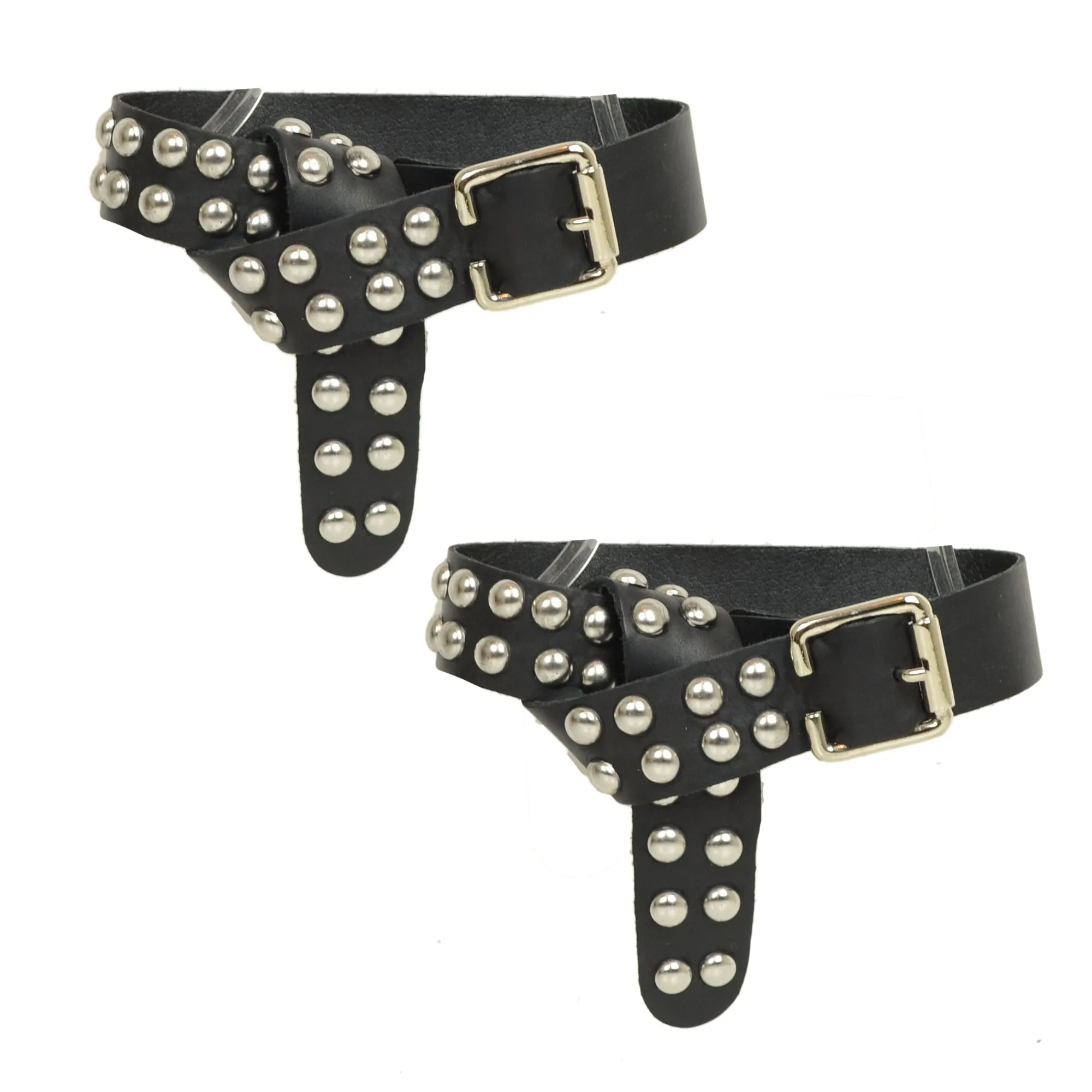 Coppia di Cavigliere con Borchie Argento