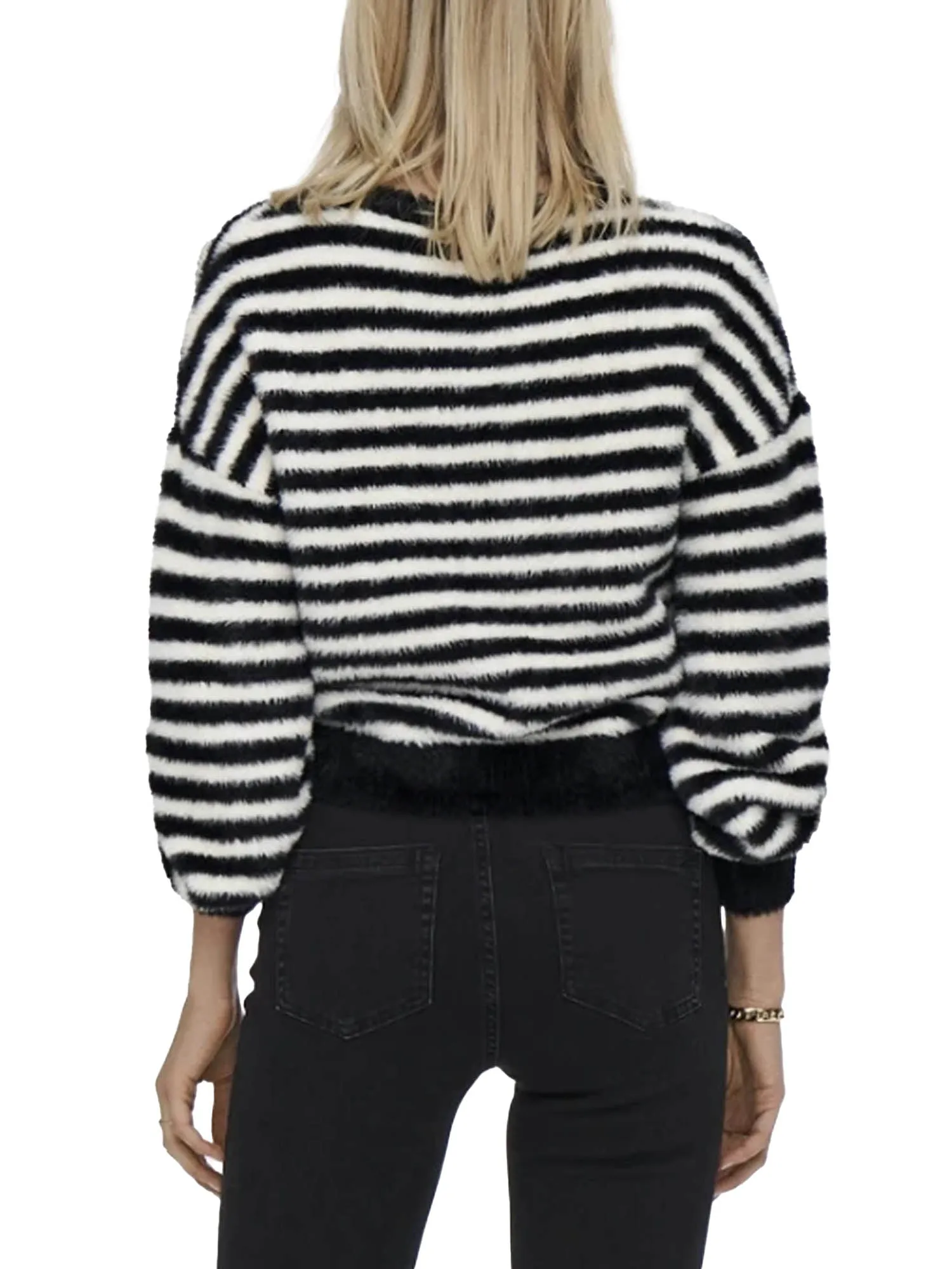----------Cropped Crew Neck Pullover---------
