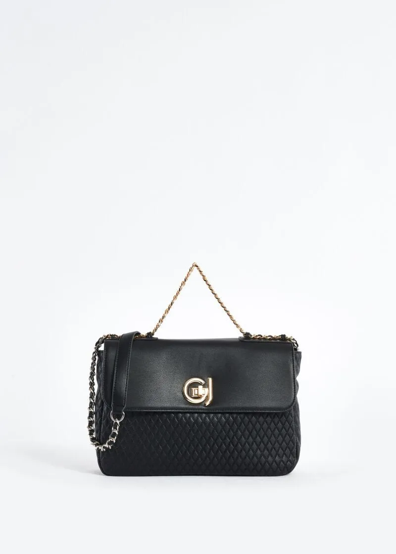 Crossbody in similpelle a rombi