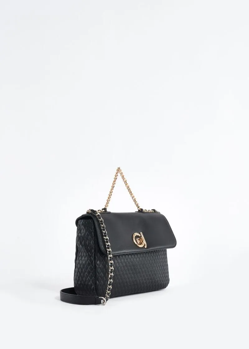 Crossbody in similpelle a rombi