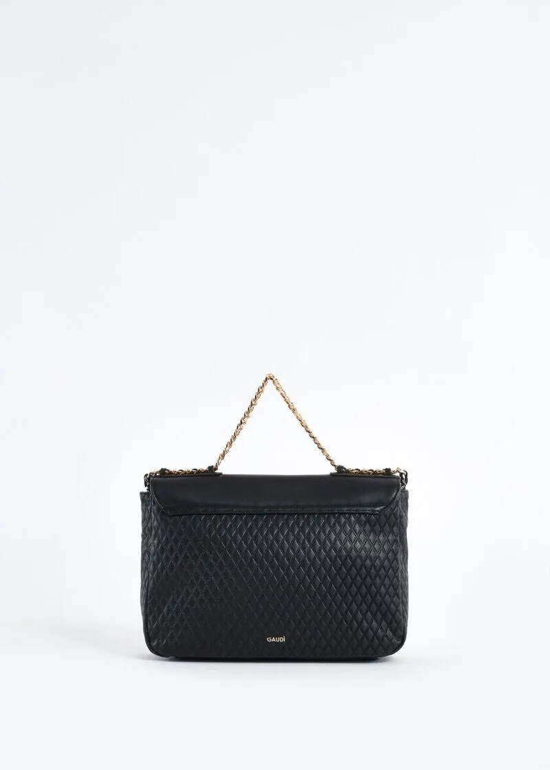 Crossbody in similpelle a rombi
