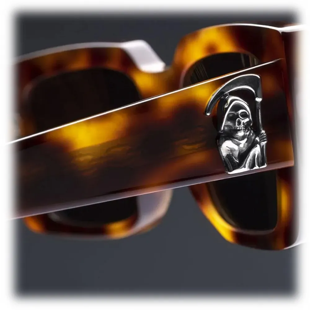 Cutler & Gross - The Great Frog Reaper Square Sunglasses - Tiger Eye Havana - Luxury - Cutler & Gross Eyewear