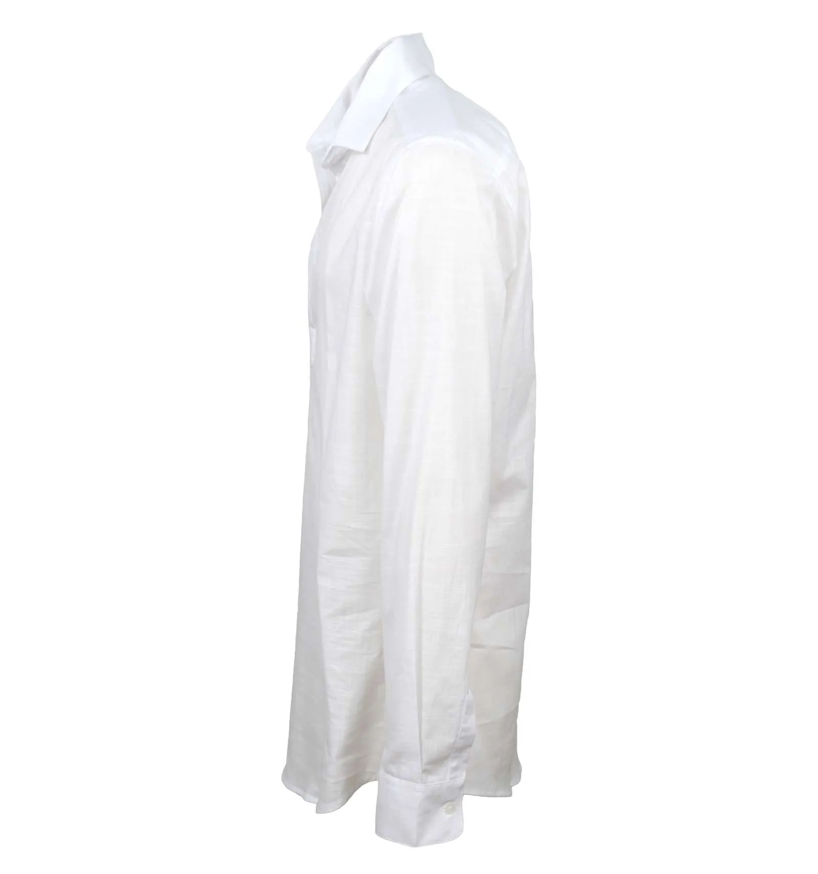 DANIELE ALESSANDRINI GREY uomo camicia bowling bianco C1715B14844400 2