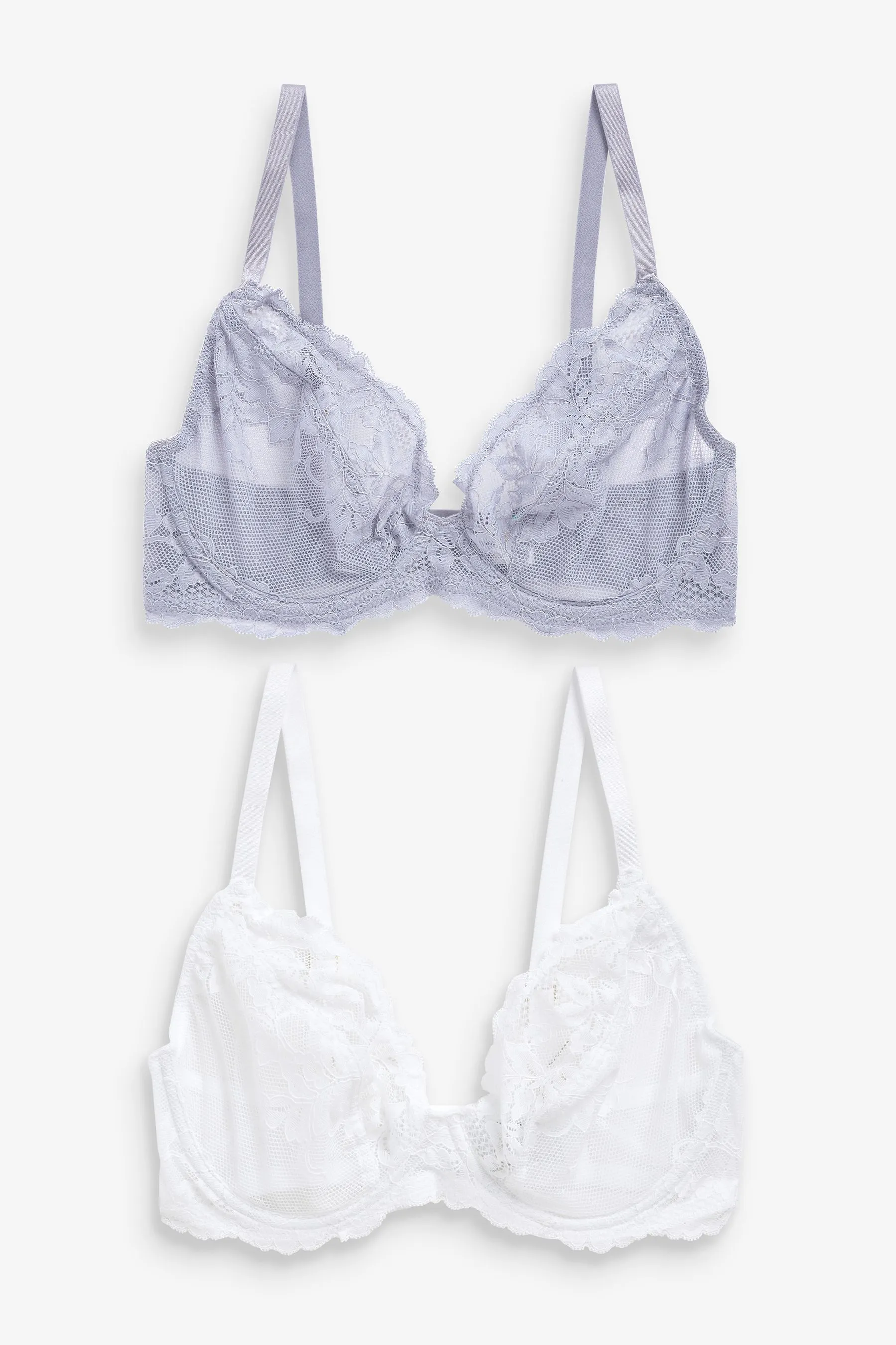 DD+ Lace Bras 2 Pack    