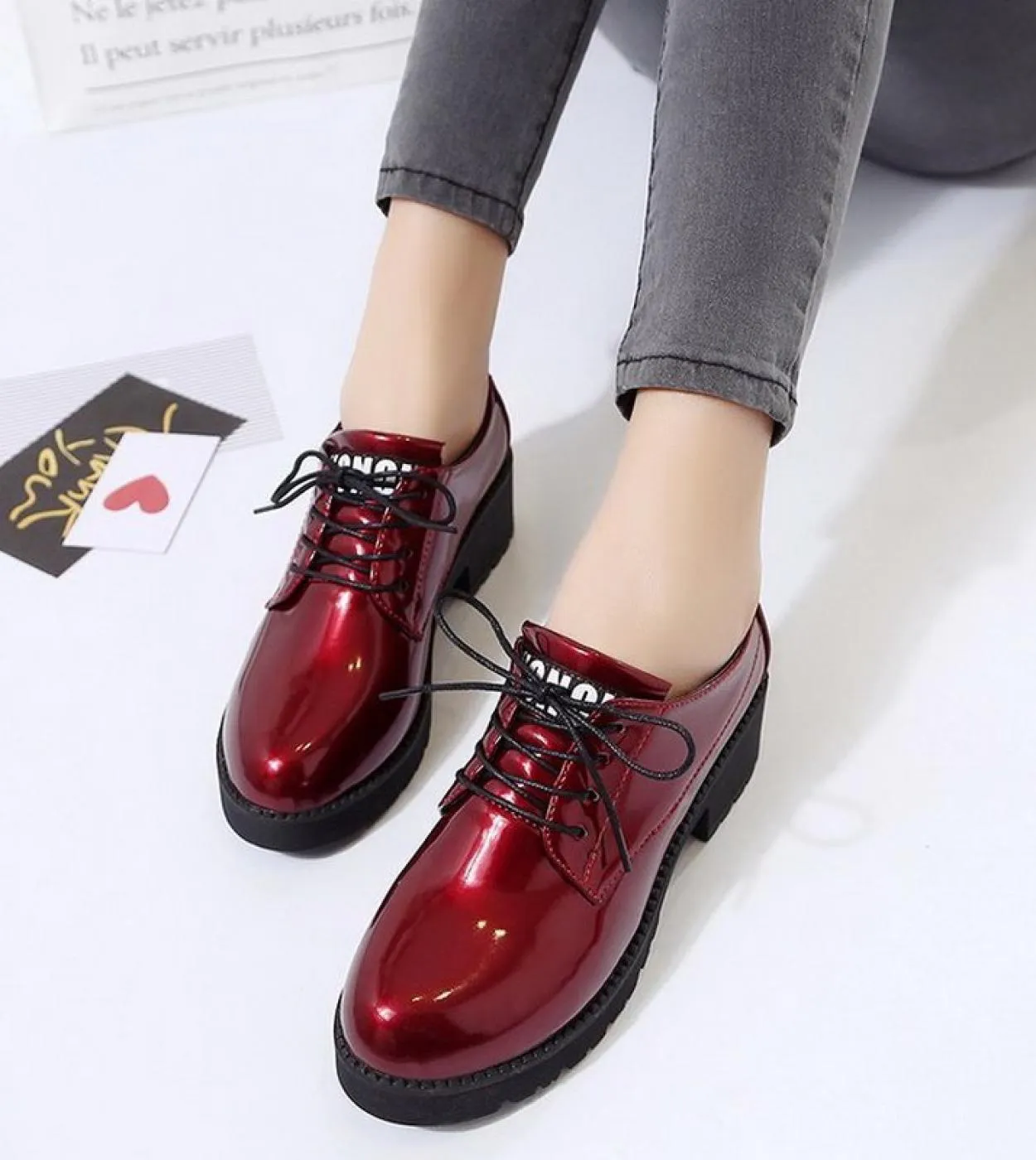Designers Brand Donna Stivaletti Tacchi Scarpe femminili Donna Autunno Glitter Stivali con lacci Casual Bling Rosa Nero Bianco