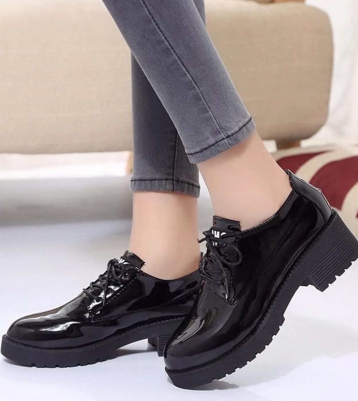 Designers Brand Donna Stivaletti Tacchi Scarpe femminili Donna Autunno Glitter Stivali con lacci Casual Bling Rosa Nero Bianco