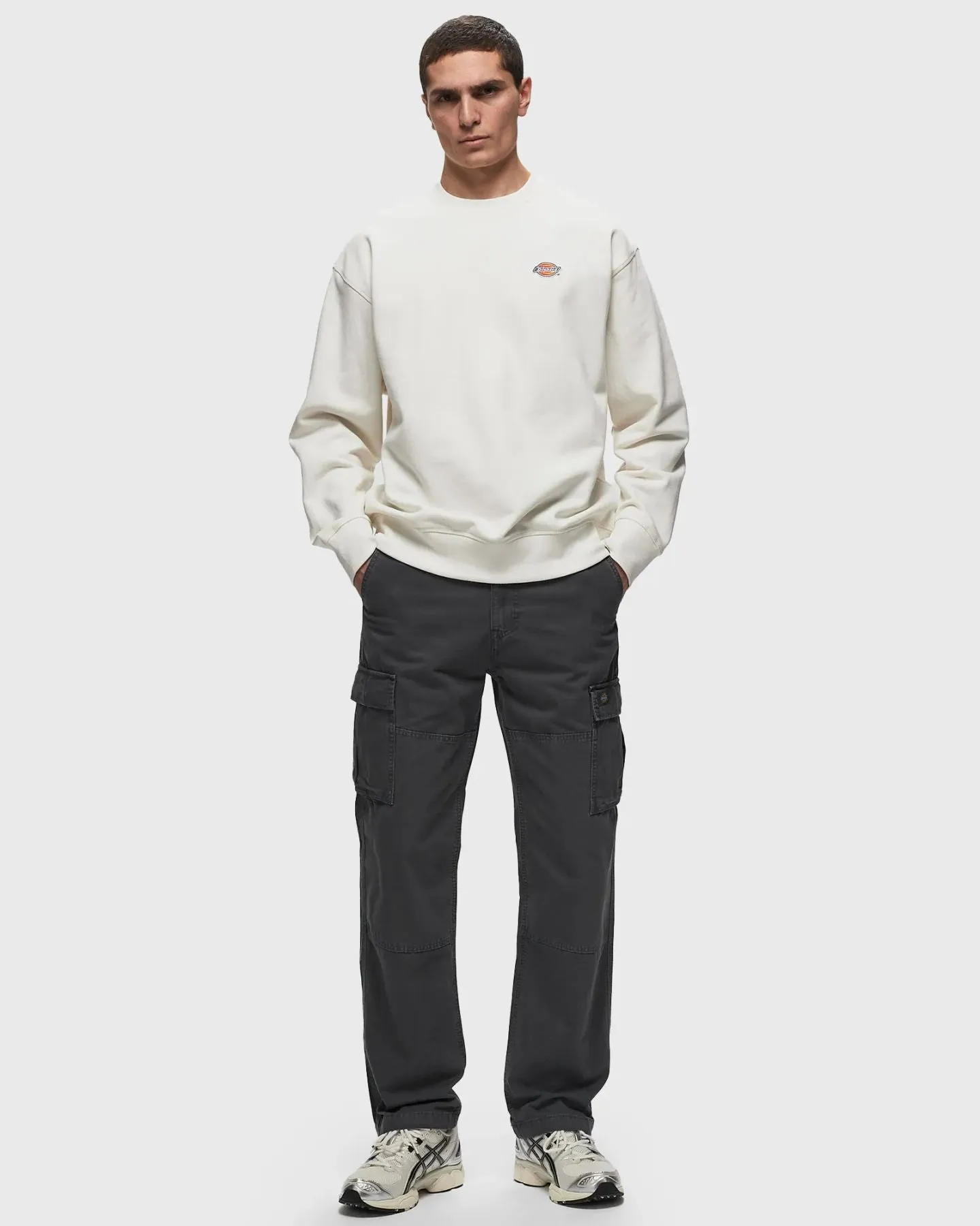 Dickies Pantaloni Johnson Cargo Grigio