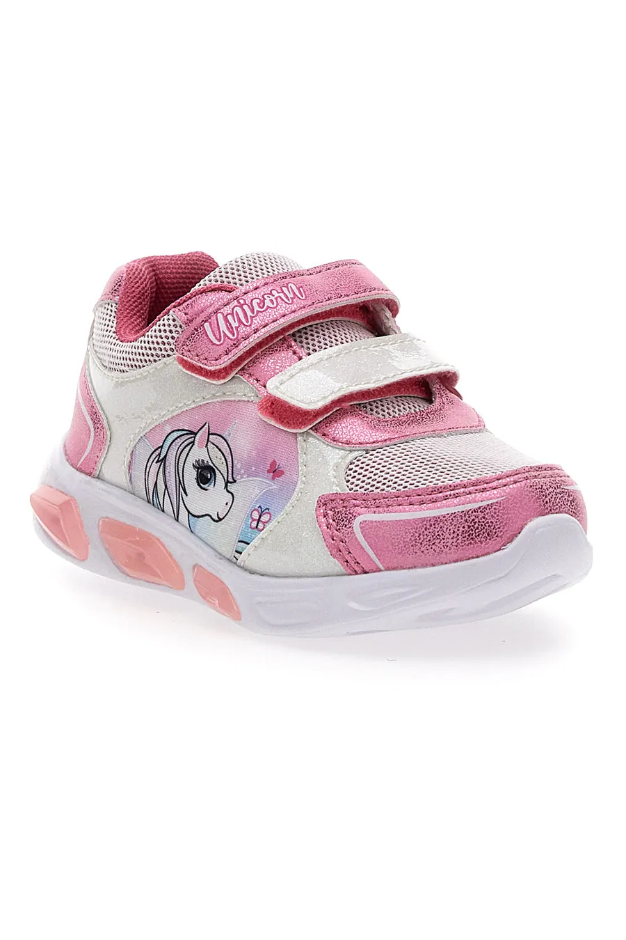   DISNEY Sneakers Rosa con Luci e Velcro Disney Unicorno 8010079
