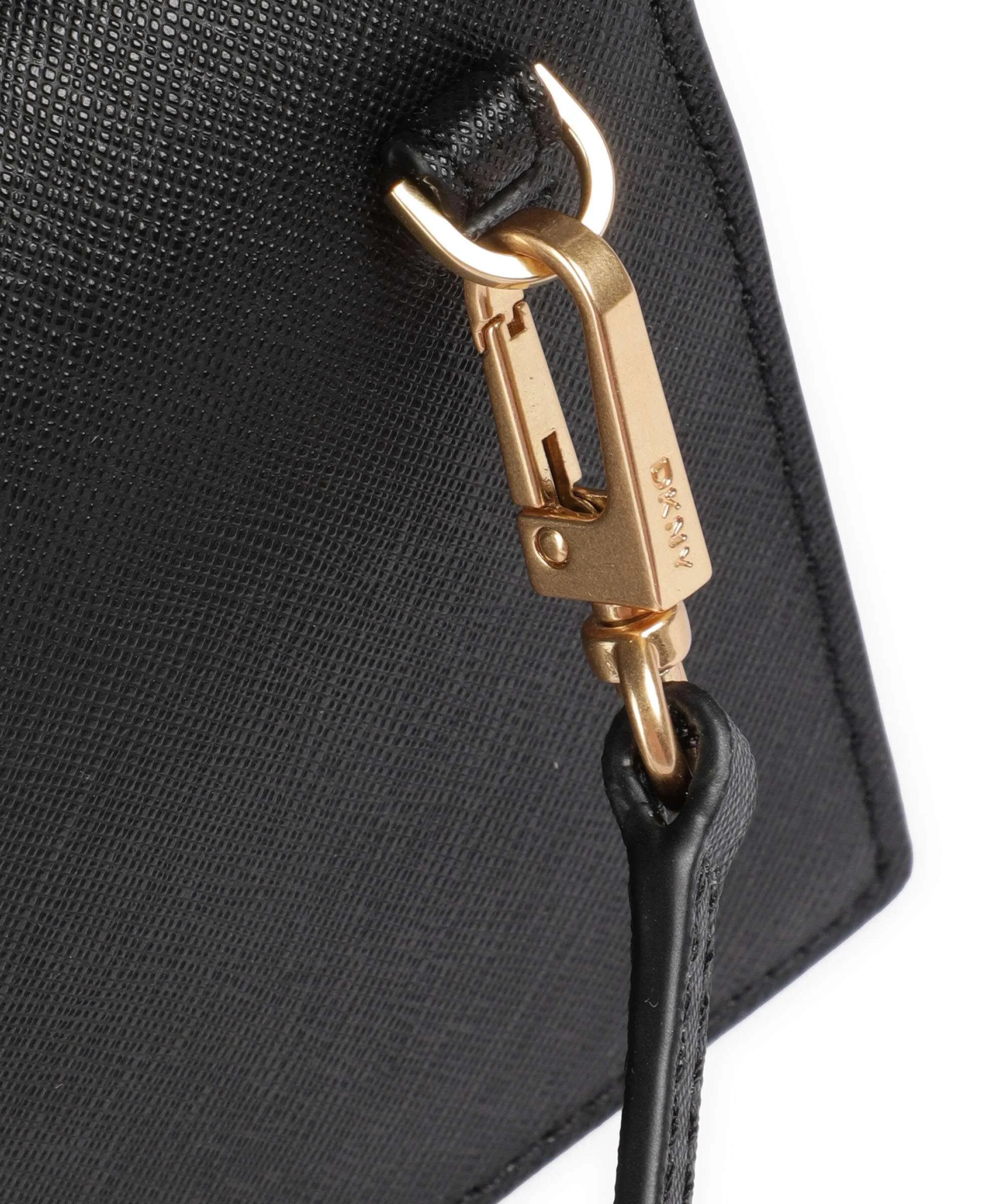  DKNY Avril Borsa a tracolla pelle di vacchetta saffiano nero  
