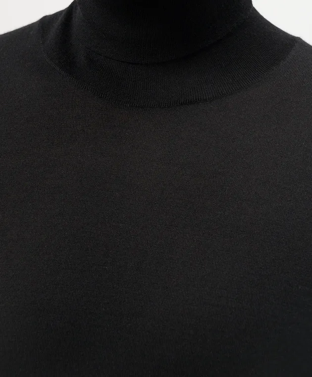 Dolce&Gabbana Golf nero in cashmere e seta GXW05TJFMEH