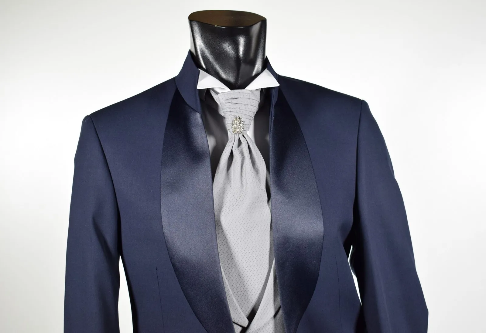 Dress musans ceremony blue model korean slim fit