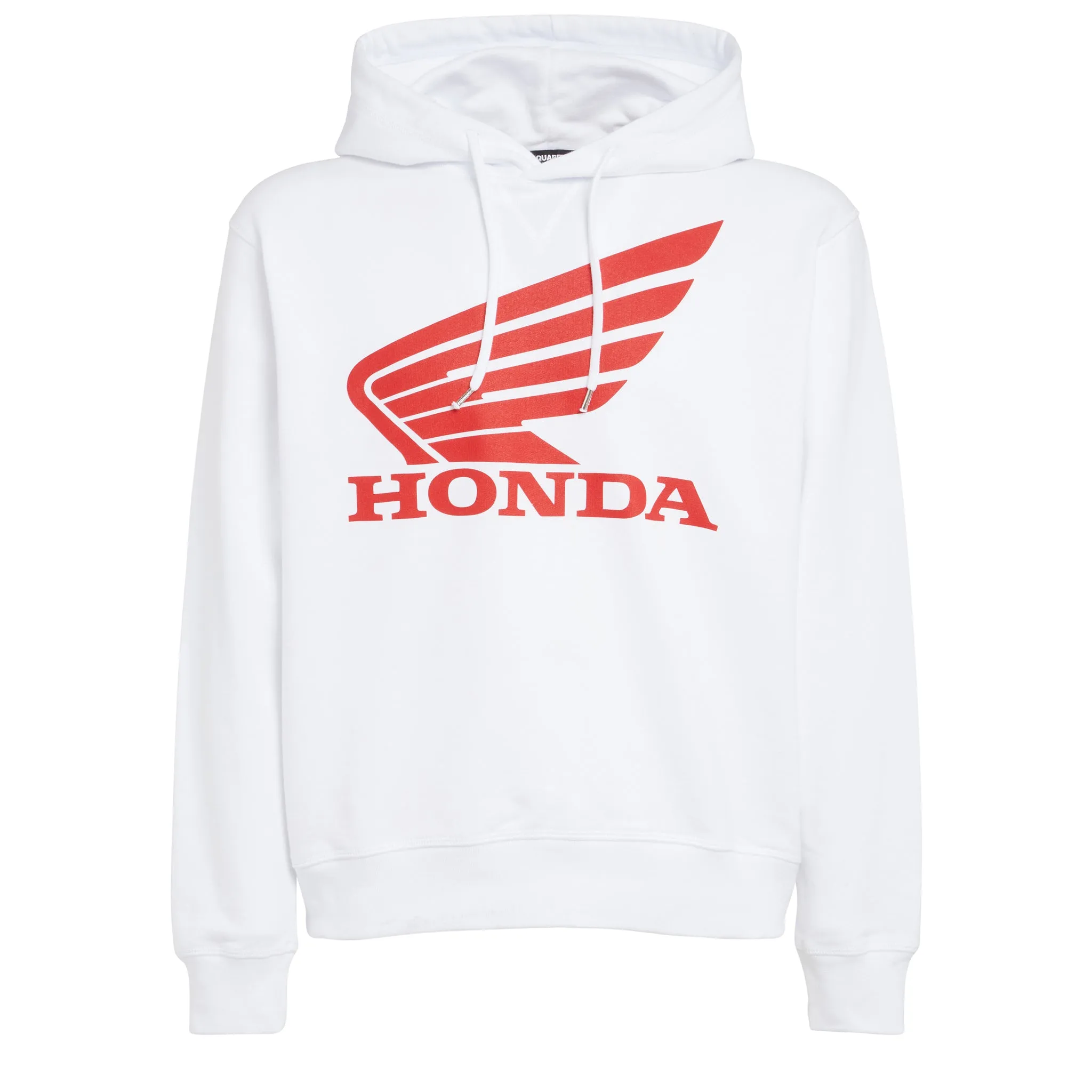 DSQUARED2  Felpa ''Honda Cool'' in cotone bianca