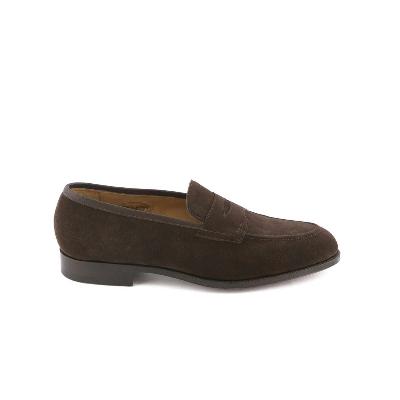 Edward Green Mocassino penny Edward Green Piccadilly in camoscio marrone