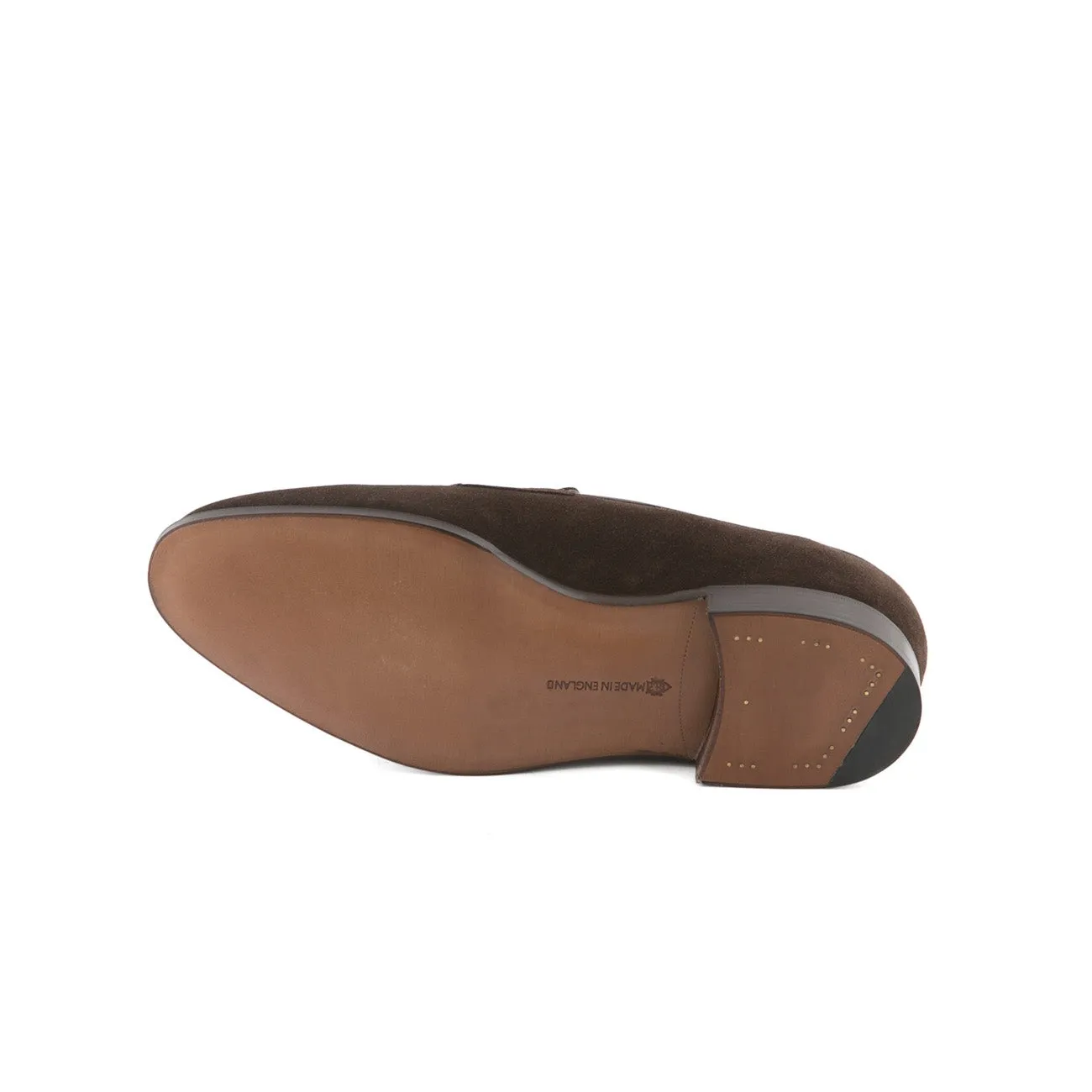 Edward Green Mocassino penny Edward Green Piccadilly in camoscio marrone