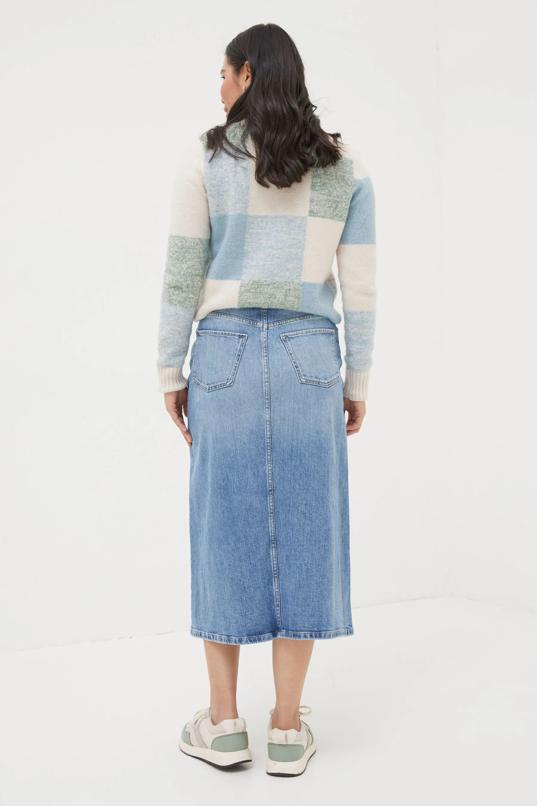 FatFace - Carla Denim Gonna midi