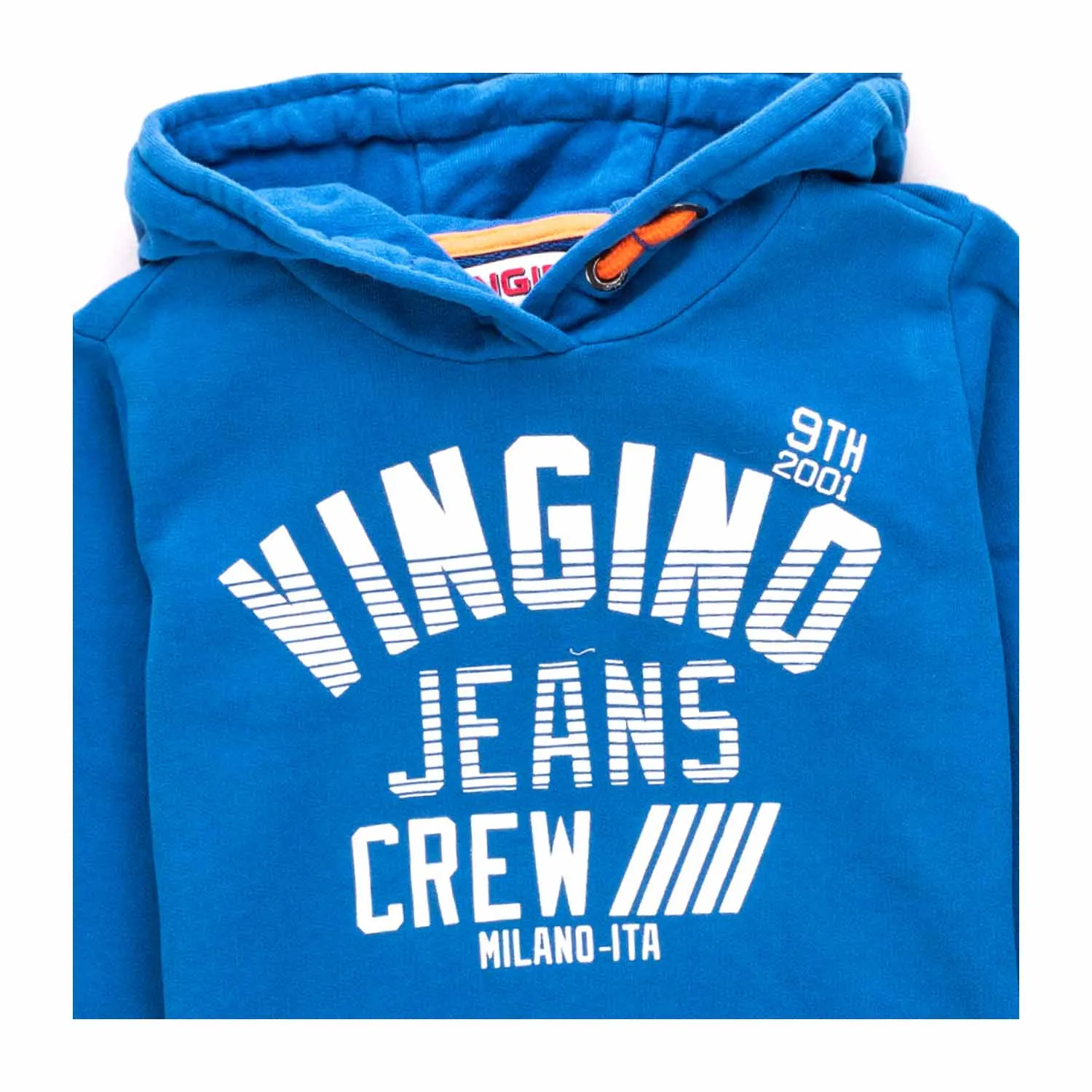 Felpa Blu Cappuccio Bambino Teen
