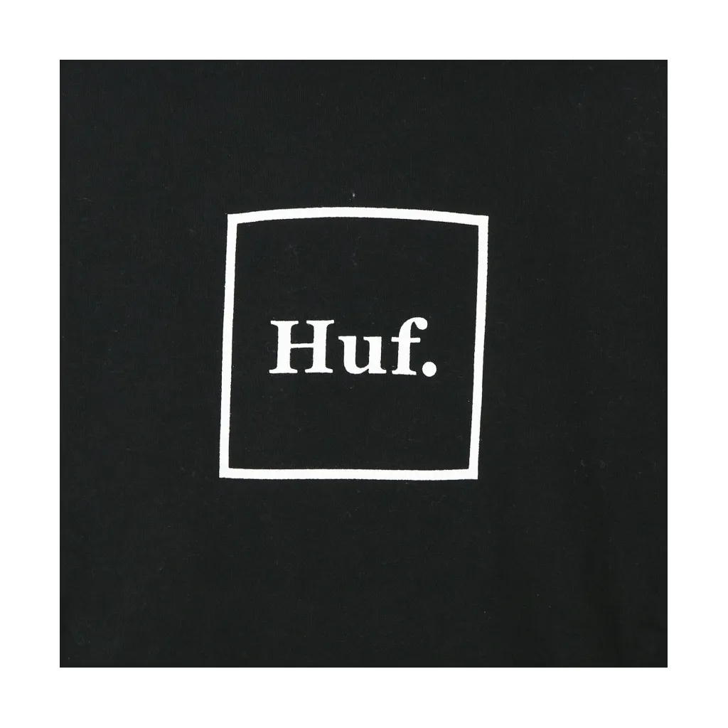 FELPA CAPPUCCIO BOX LOGO BLACK