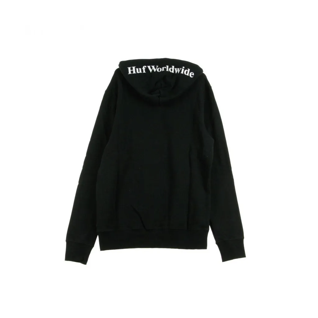 FELPA CAPPUCCIO BOX LOGO BLACK