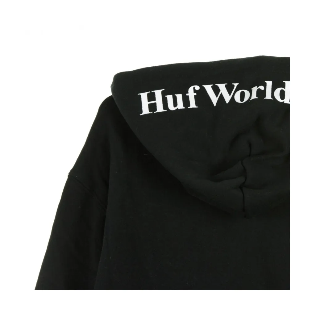 FELPA CAPPUCCIO BOX LOGO BLACK
