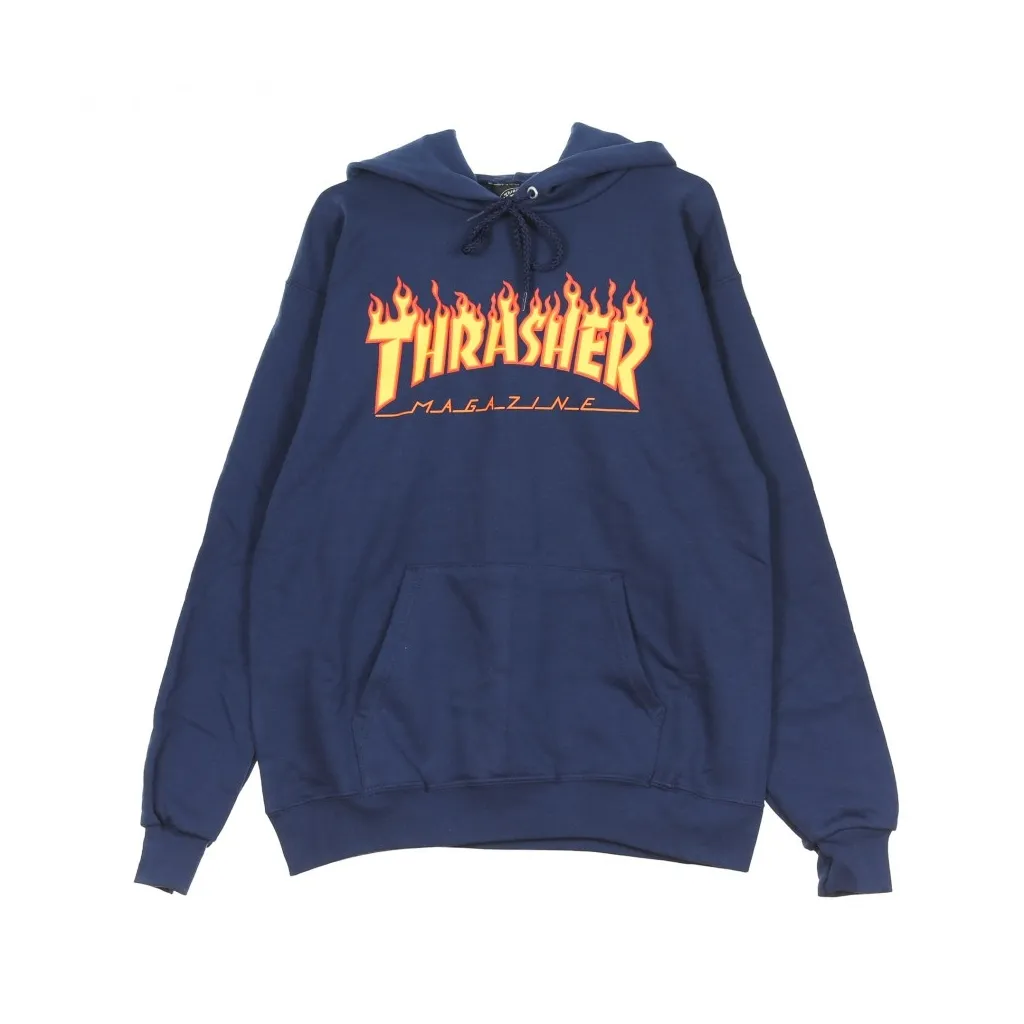 FELPA CAPPUCCIO FLAME HOOD NAVY/YELLOW