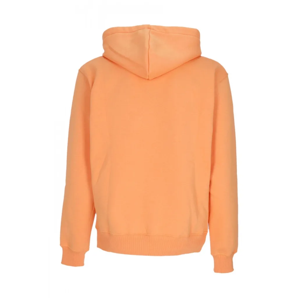 felpa cappuccio uomo basic hoodie TANGERINE