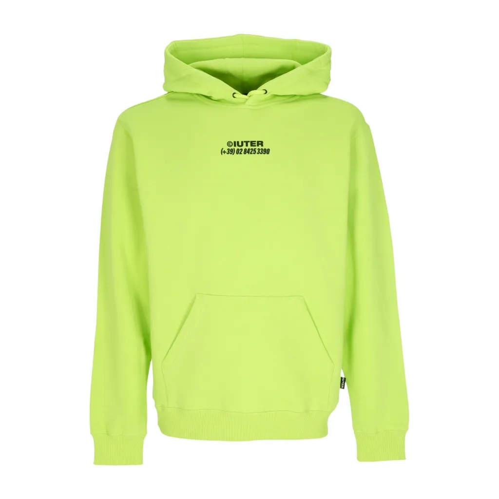 felpa cappuccio uomo horses hoodie LIME