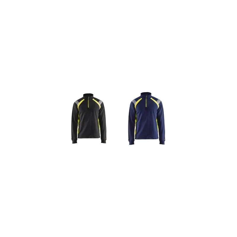 Felpa da Lavoro Blaklader 100% cotone mezza zip 343211588933L