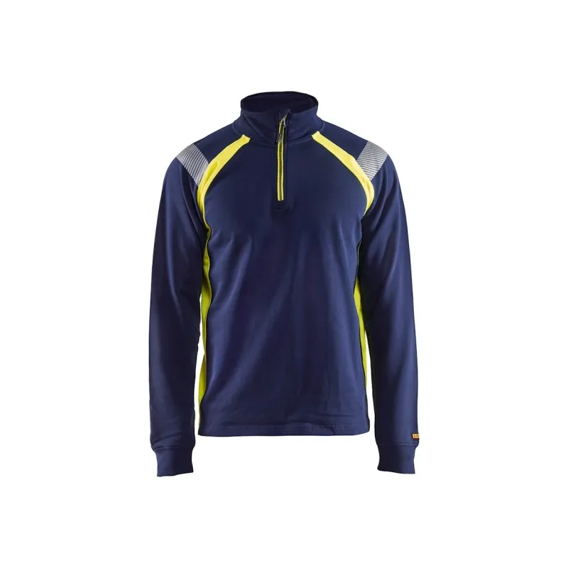 Felpa da Lavoro Blaklader 100% cotone mezza zip 343211588933L