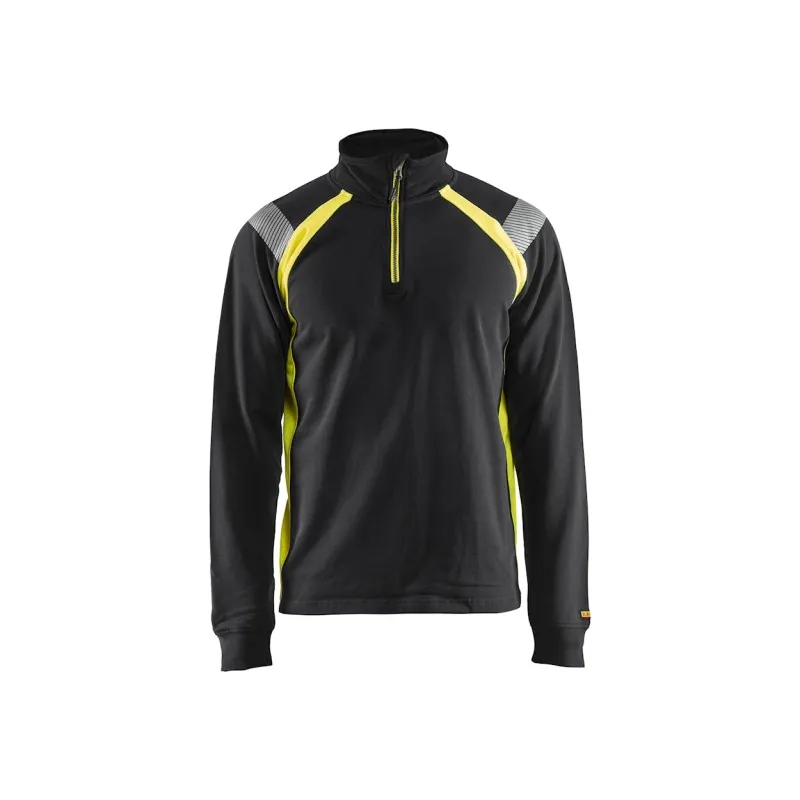 Felpa da Lavoro Blaklader 100% cotone mezza zip 343211588933L