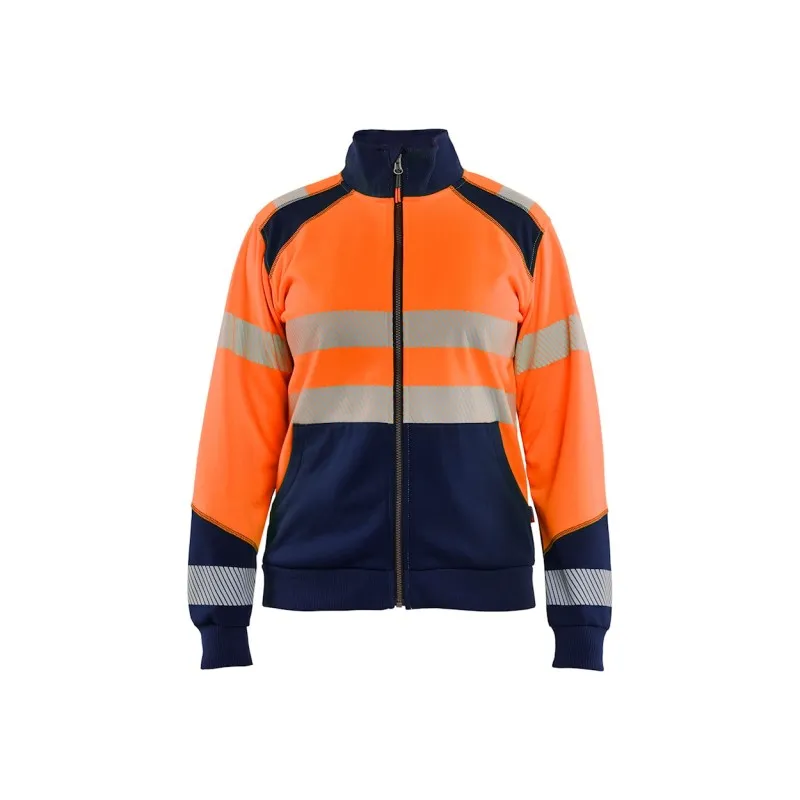 Felpa da Lavoro Blaklader alta visibilità donna zip intera 350825283389M