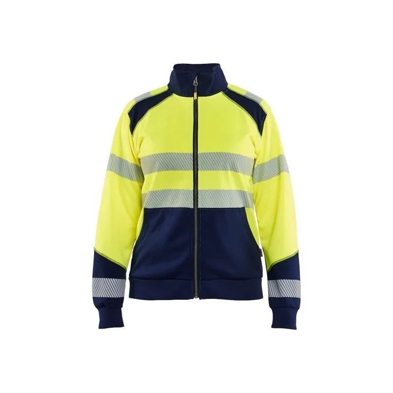 Felpa da Lavoro Blaklader alta visibilità donna zip intera 350825283389M