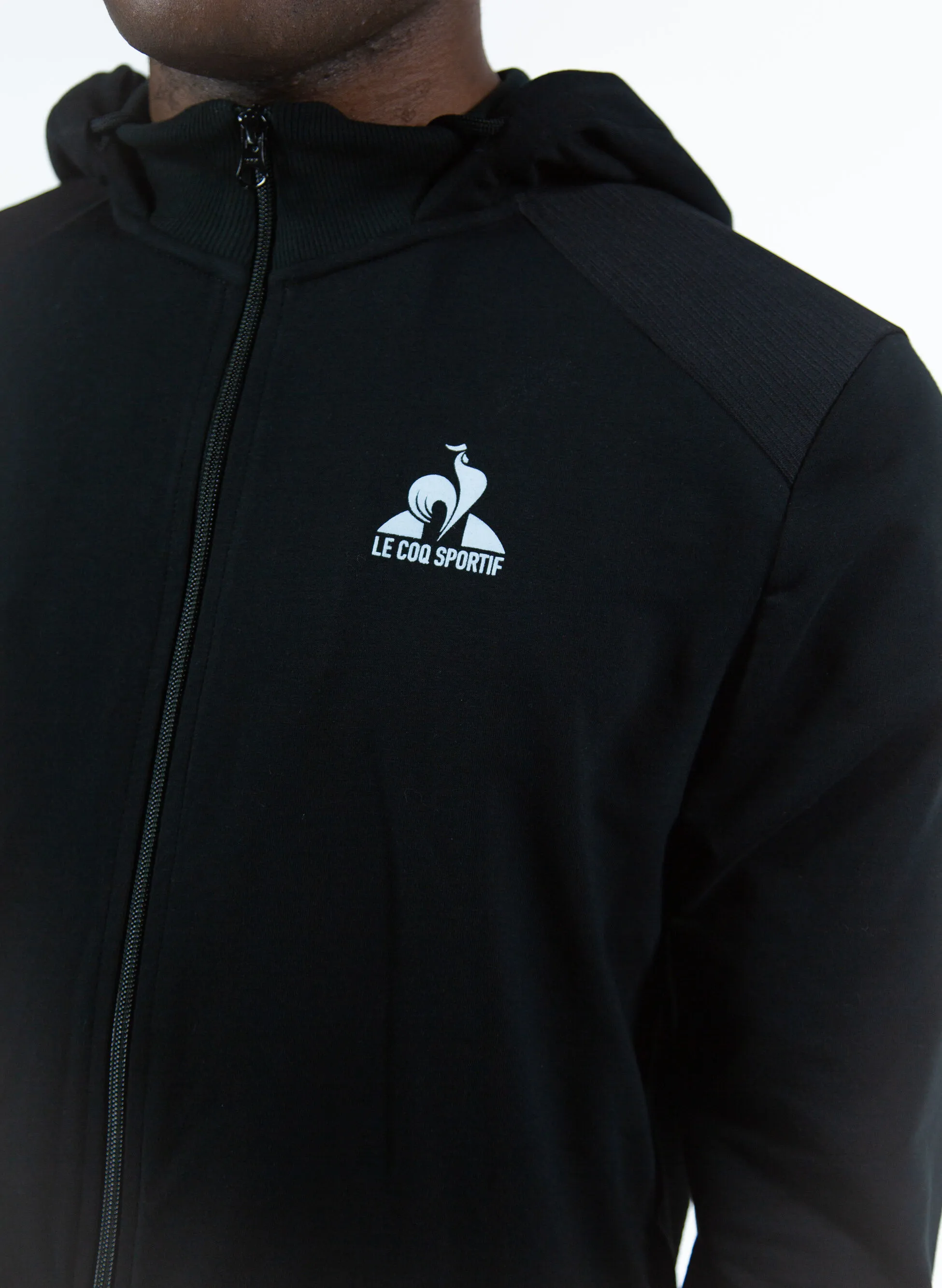 felpa full zip con cappuccio