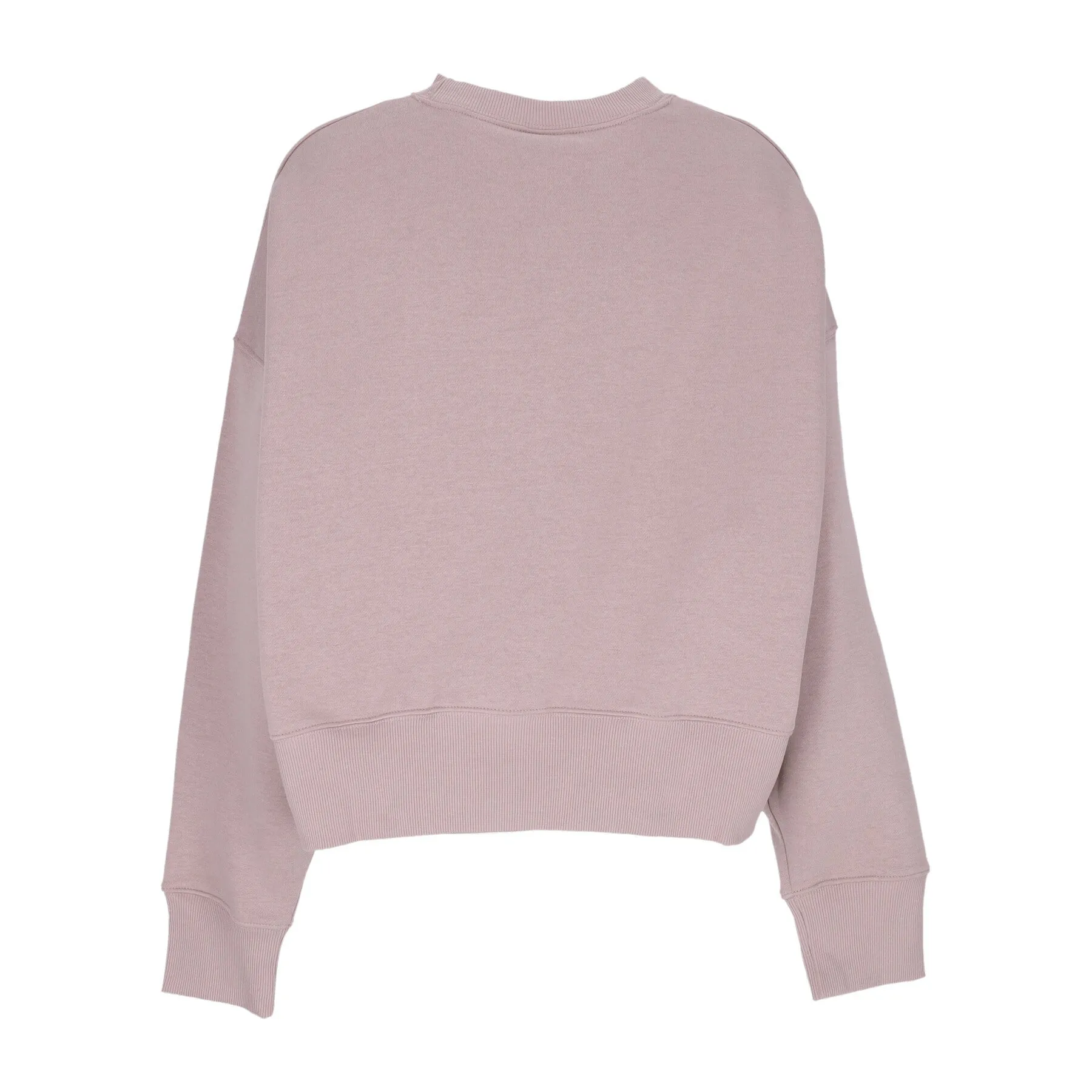 Felpa Girocollo Corta Donna W Sportswear Phoenix Fleece Over-oversized Crewneck Diffused Taupe/sail