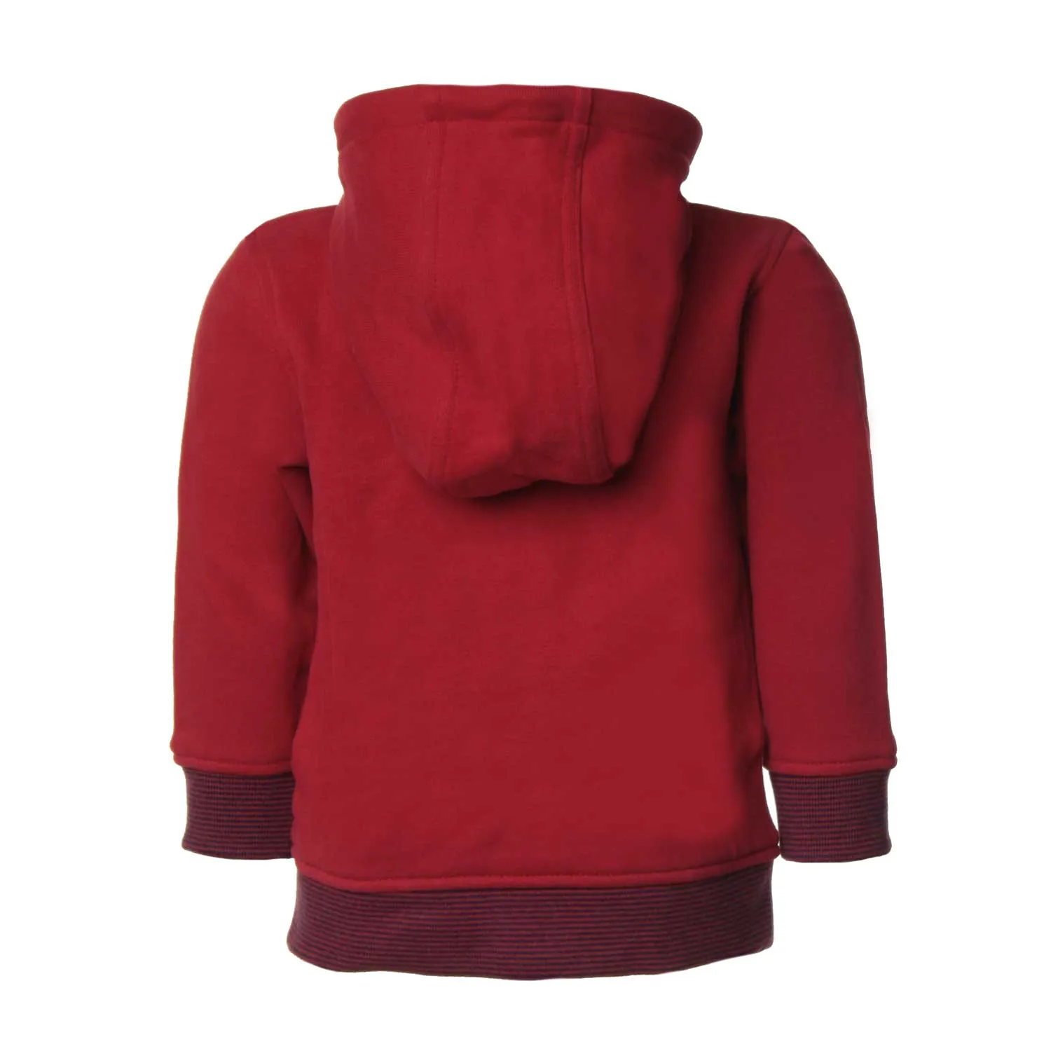 Felpa Rossa Baby Cappuccio