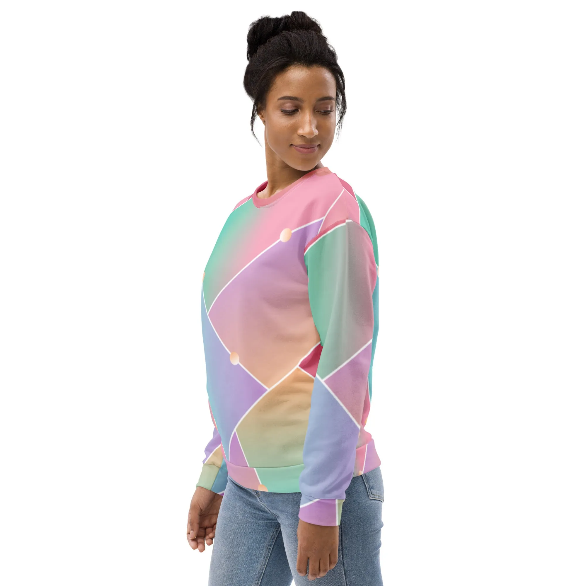 Felpa unisex con colori sfumati