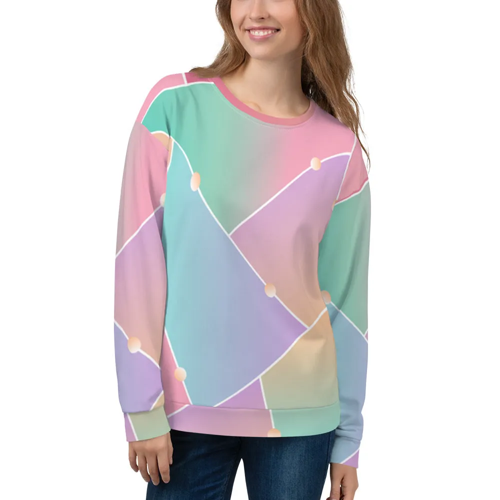 Felpa unisex con colori sfumati