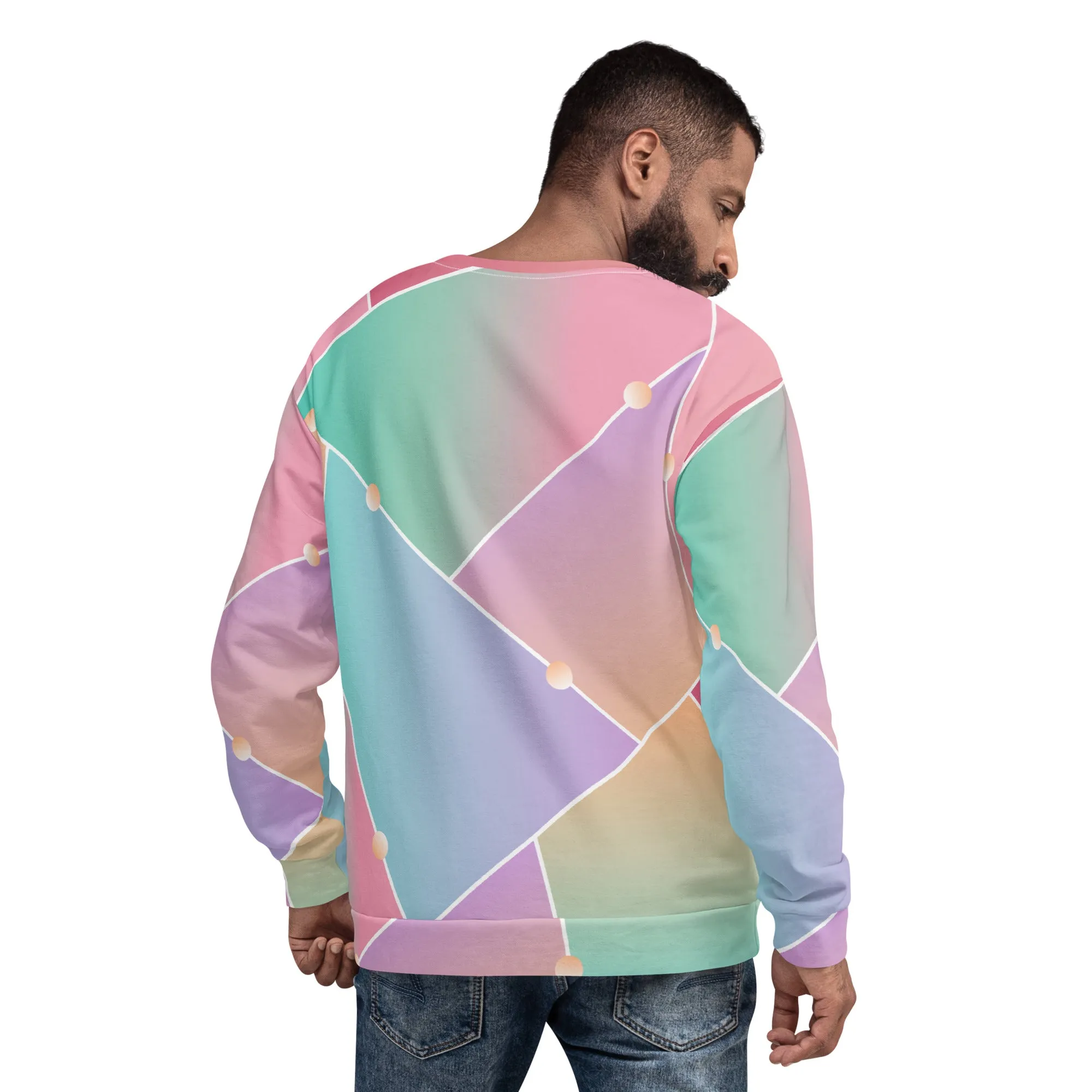 Felpa unisex con colori sfumati