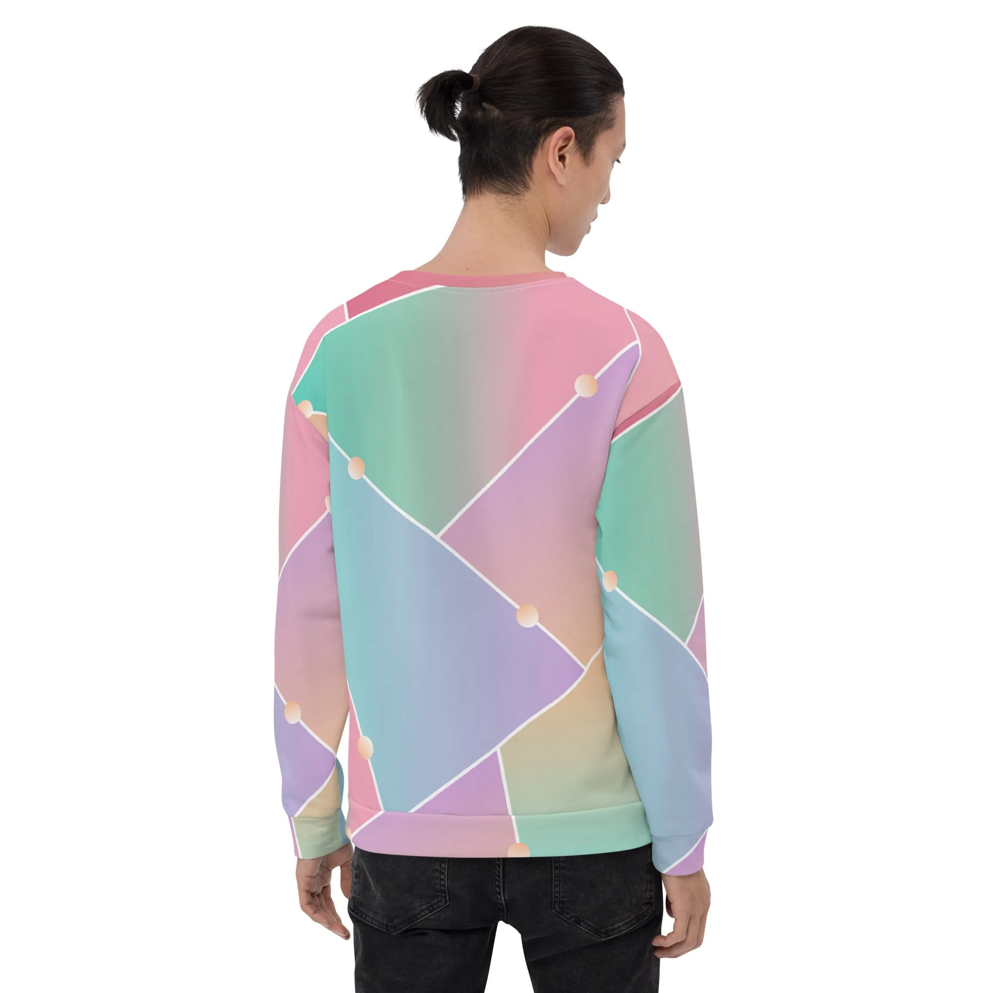 Felpa unisex con colori sfumati