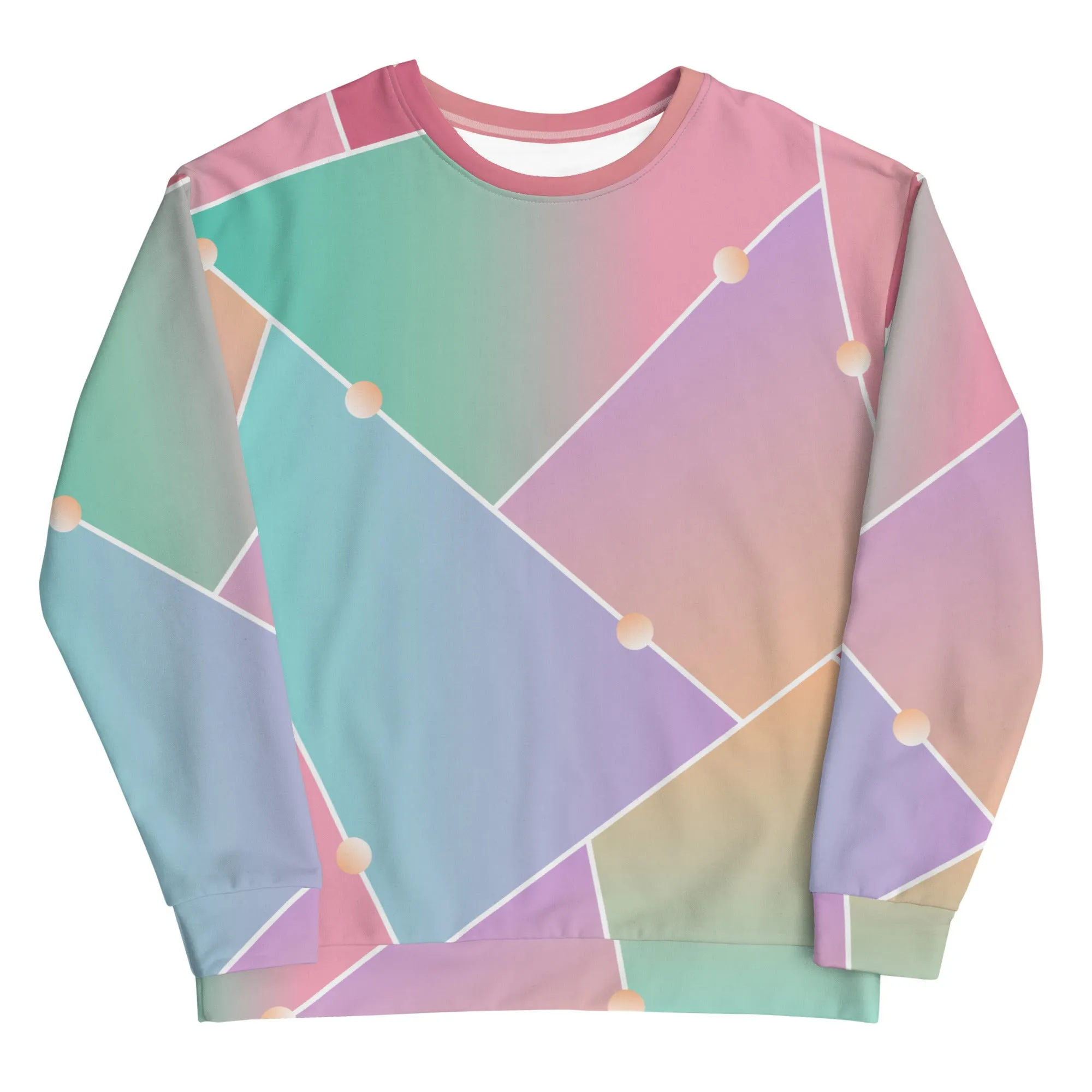 Felpa unisex con colori sfumati