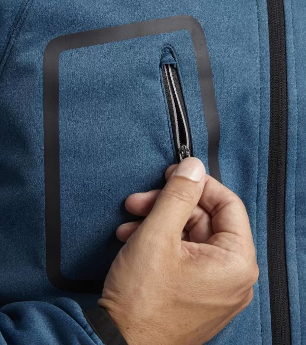Felpe, Giacche e Gilet Diadora modello FELPA BONDED JACKET CROSS BLU  