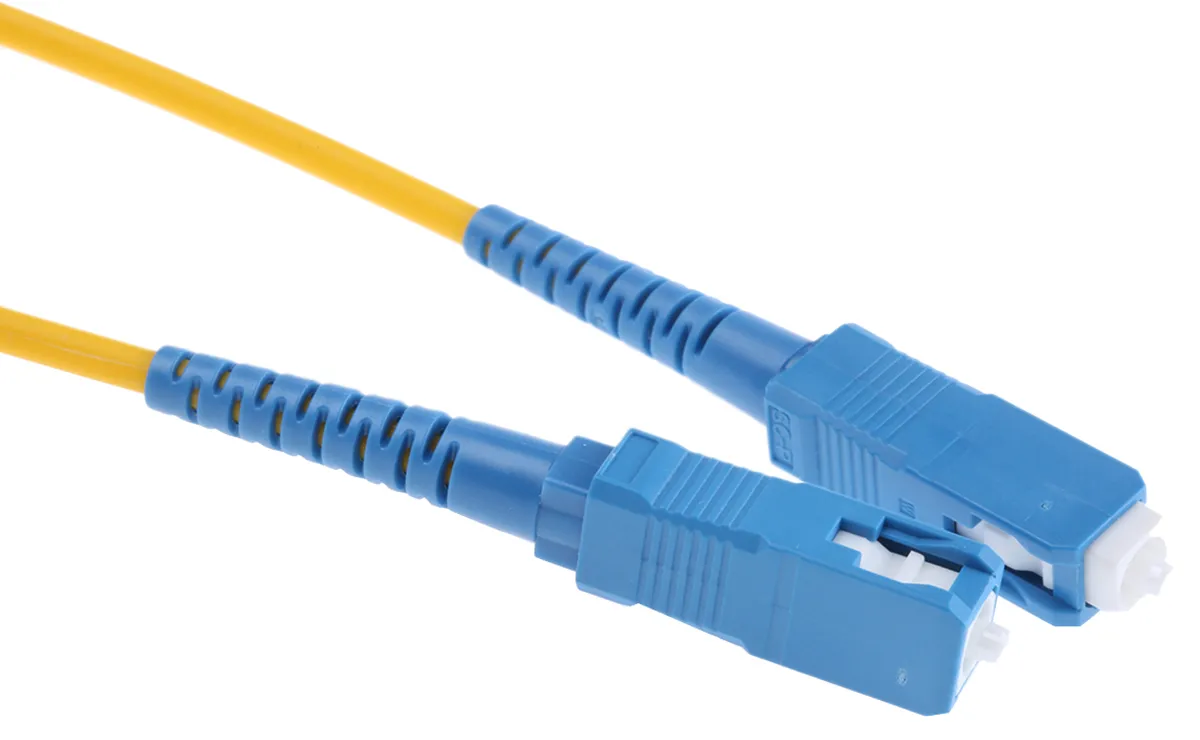 Fibra ottica a Modo singolo RS PRO, guaina in Bassa densità di fumo, senza alogeni (LSZH) Giallo di Ø 9/125μm