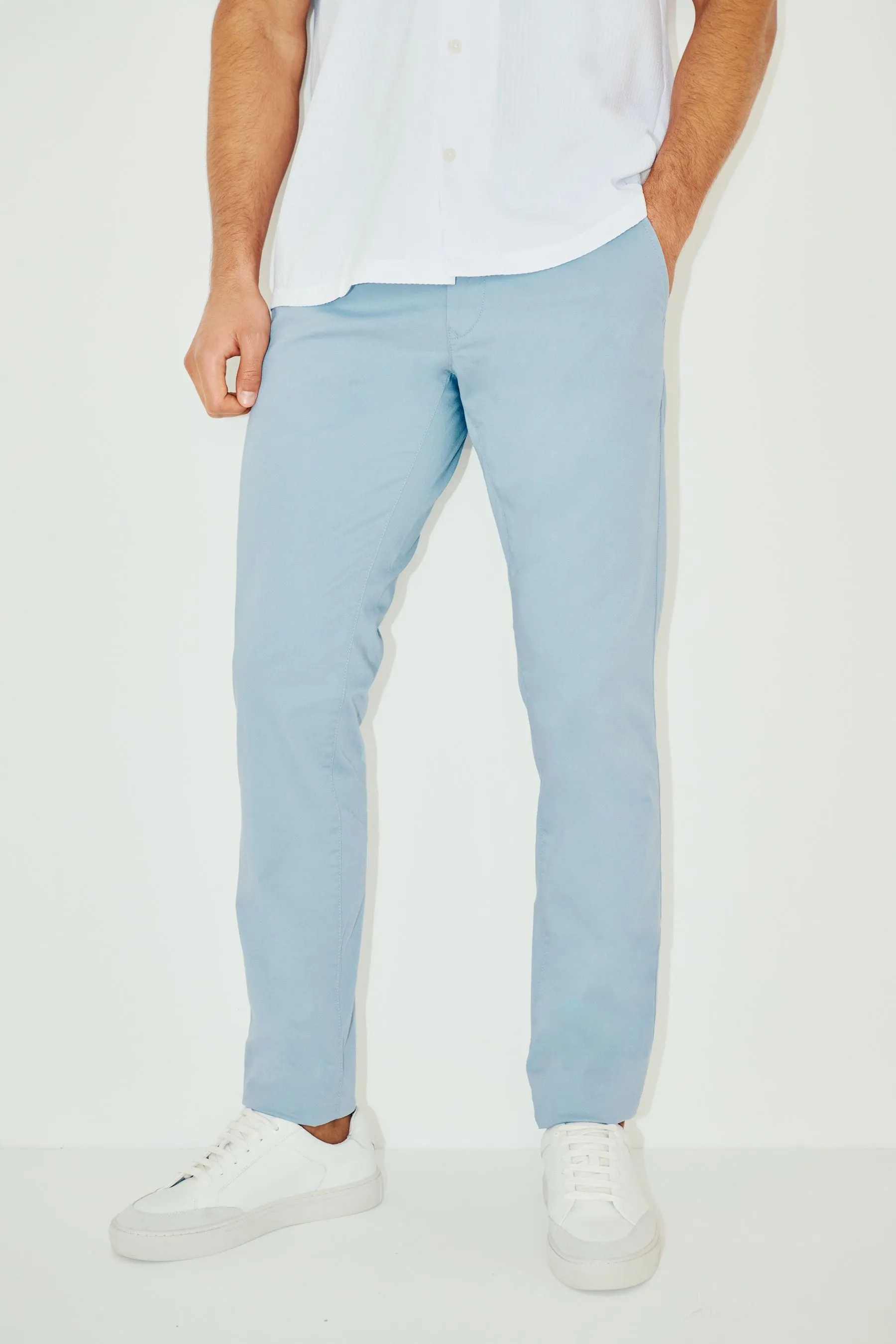 GANT Vestibilità attillata / Slim - Pantaloni chino in twill di cotone