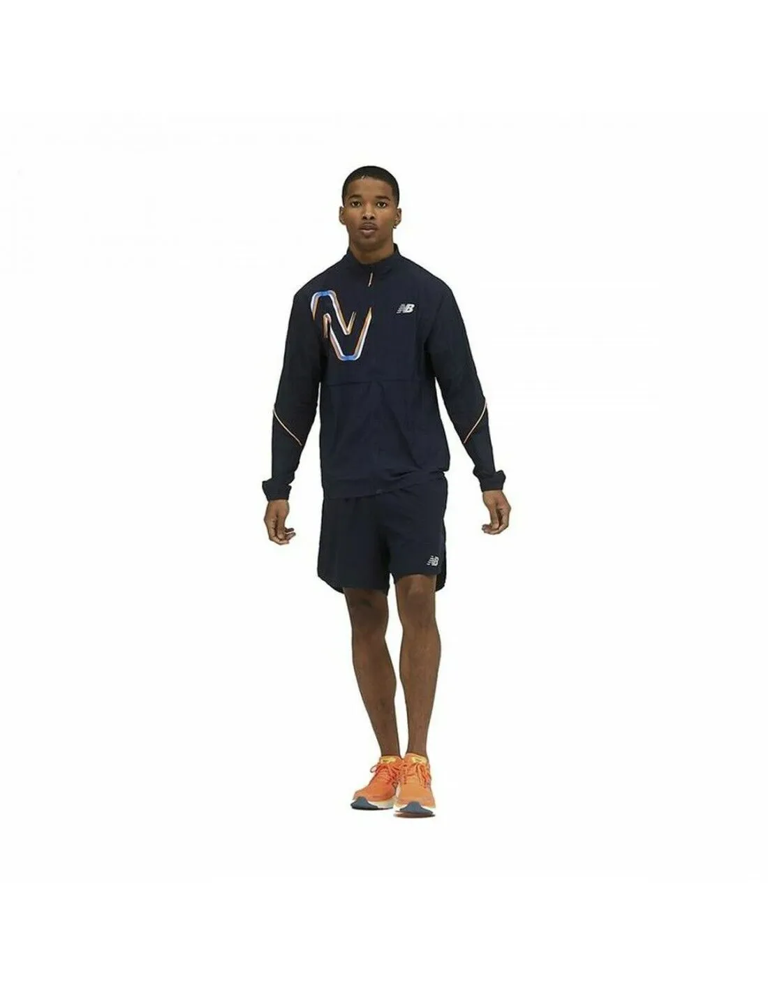 Giacca Antivento New Balance Blu scuro Taglia XL